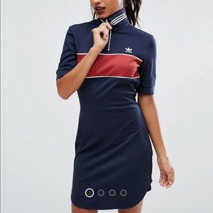 Adidas Originals London Navy High Neck Dress